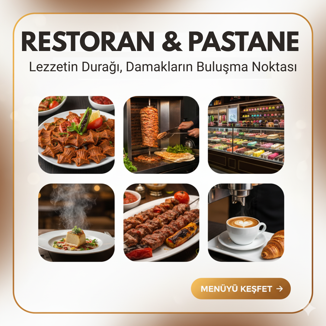 Restoran/Pastane Mobil Şablonu
